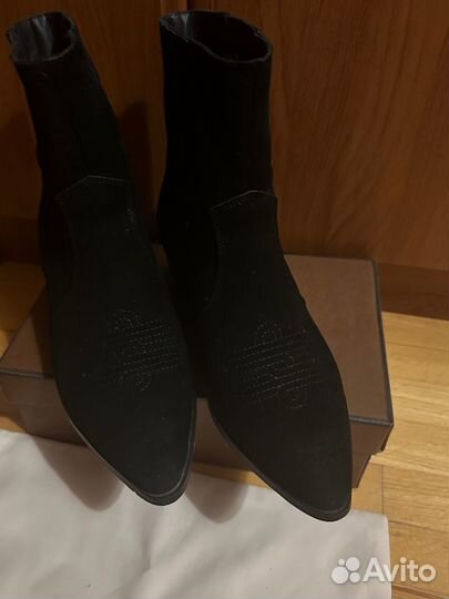 Полусапоги казаки черные 40