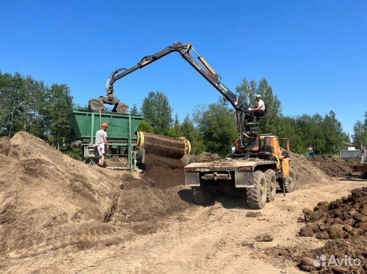 Плодородный грунт. Земля сеяная в мешках и навалом