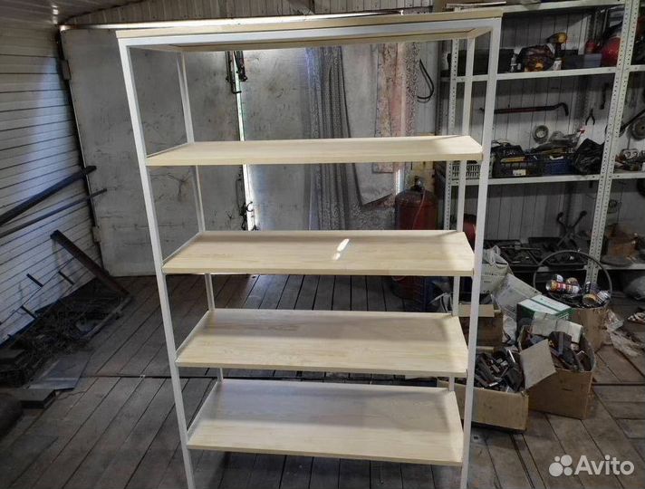 Лофт стеллаж для дома и интерьера