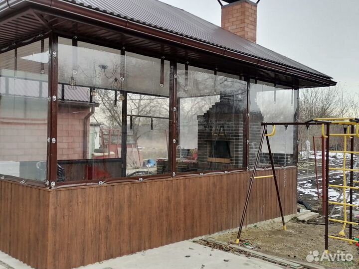 Мягкие окна для беседки