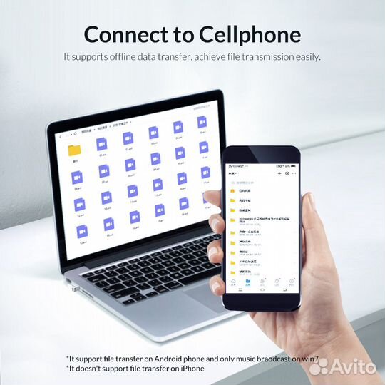 Новый 5.0 USB Bluetooth адаптер orico BTA-508-WH