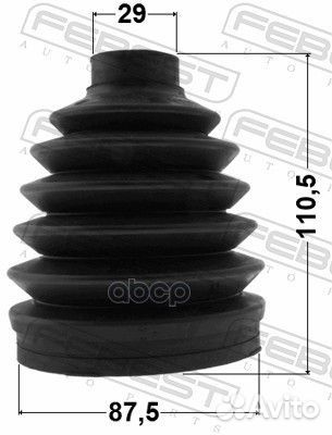 Пыльник ШРУСа внешнего (комплект) PVC 0317podat