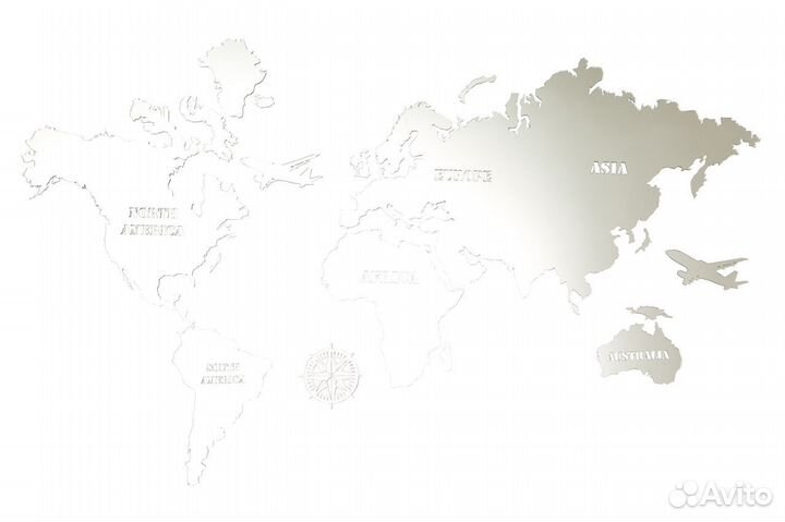 Зеркальная карта мира