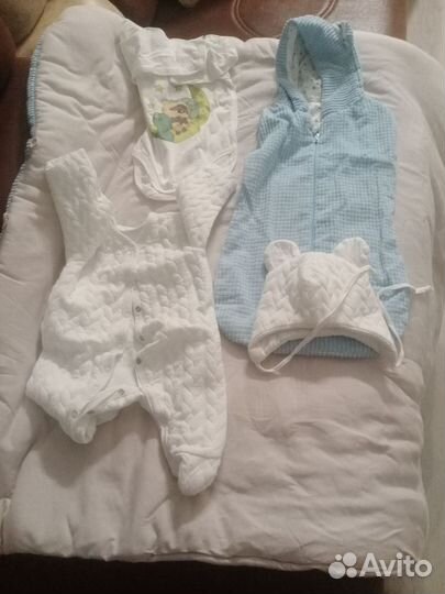 Конверт на выписку зимний для мальчика