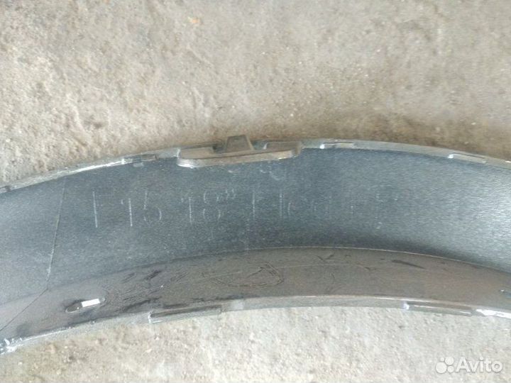 Молдинг расширитель накладка крыла передний левый