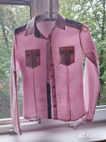 Школьная рубашка на девочку