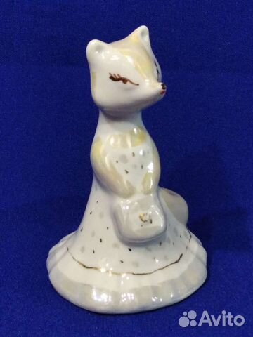 Фарфоровая статуэтка лиса. Сысерть