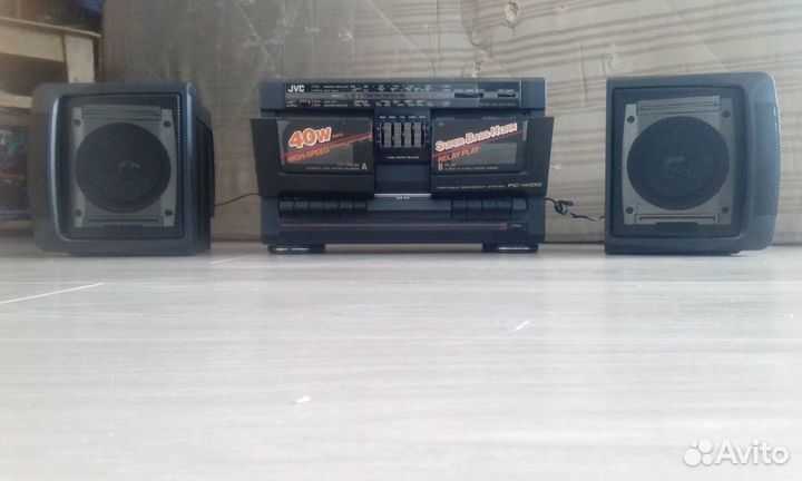 Ретро магнитола JVC PC-W100-Япония