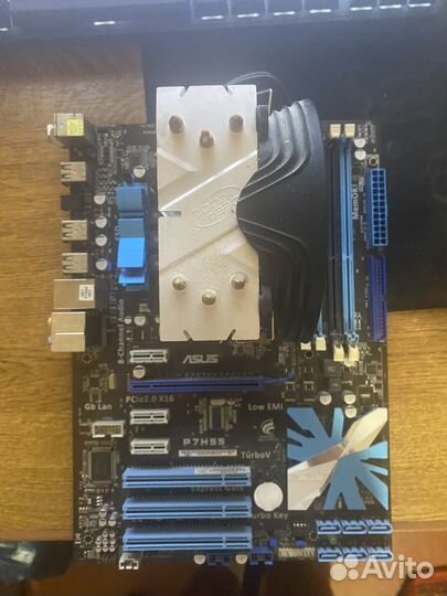 Intel core i5 760 + материнская плата asus p7h55