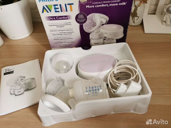Молокоотсос avent электрический