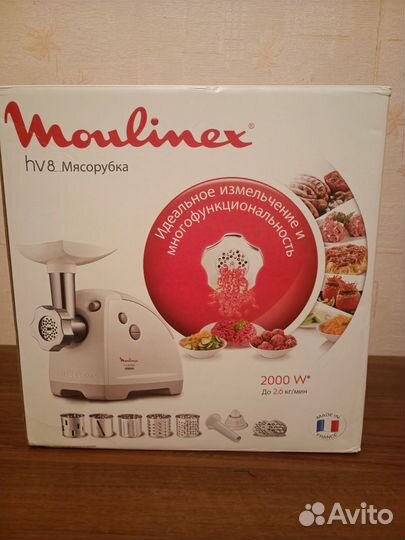 Мясорубка электрическая moulinex