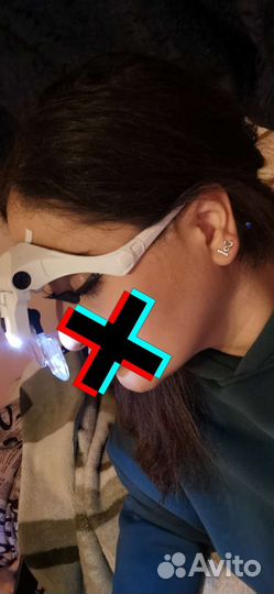 Очки лупа с подсветкой