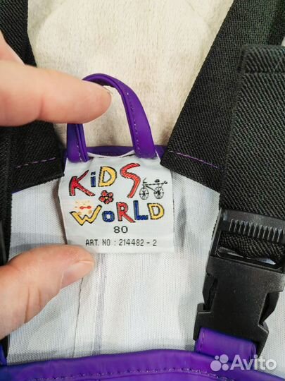 Непромокаемые штаны для девочки р.80