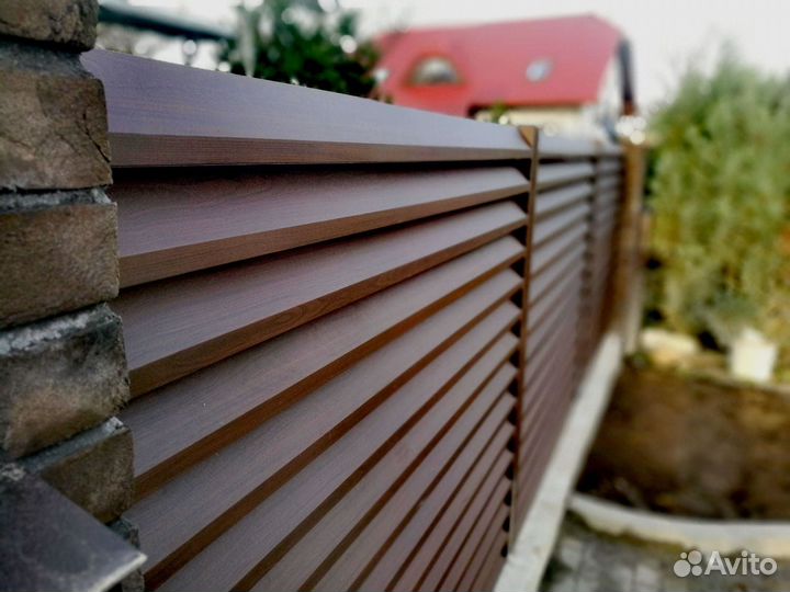 Забор жалюзи