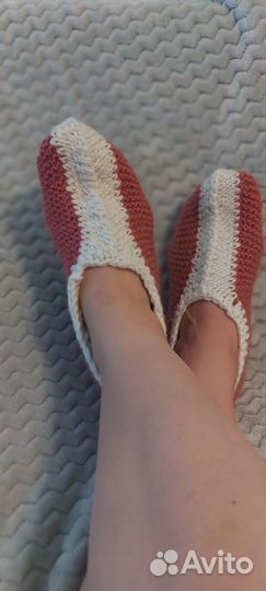 Следки вязаные ручной работы р. 37