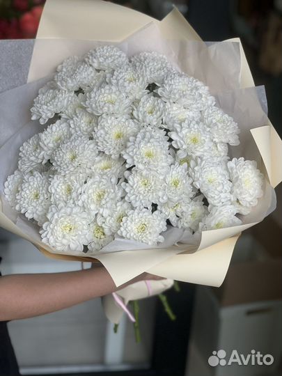 Букет из хризантем