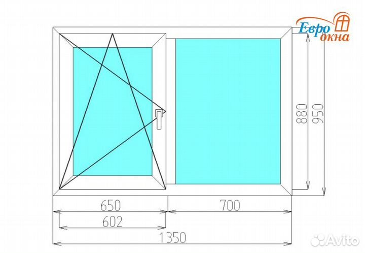Окна пластиковые не б/у