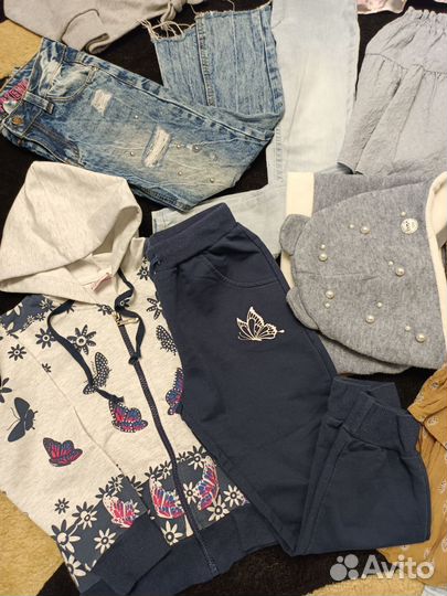 Вещи пакетом на девочку 104-110