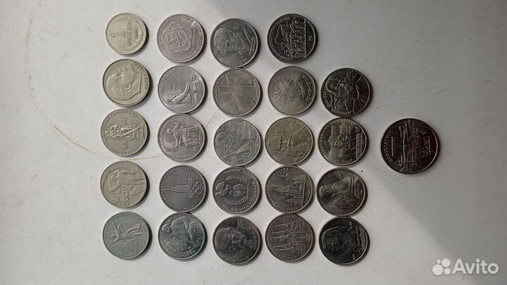 Юбилейные монеты СССР рубли