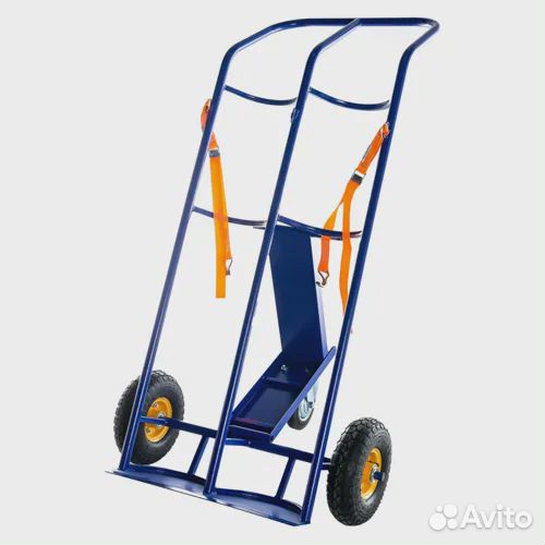 Тележка для 2 баллонов с фиксацией гб -2