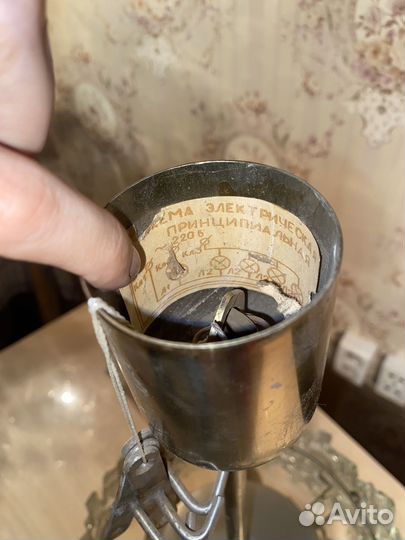 Хрустальная люстра СССР