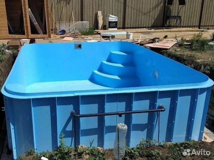 Пластиковый бассейн