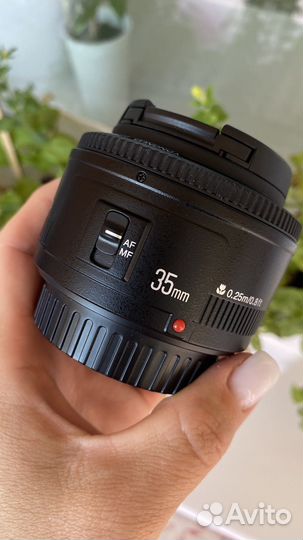 Объектив yongnuo 35mm
