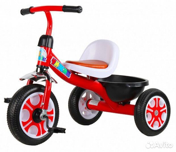 Велосипед 3х кол. пл. чижик CH-B3-08MX цвета в асс