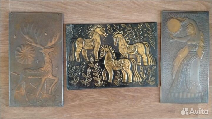 Чеканка панно СССР