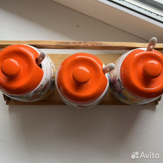 Набор банок для сыпучих продуктов