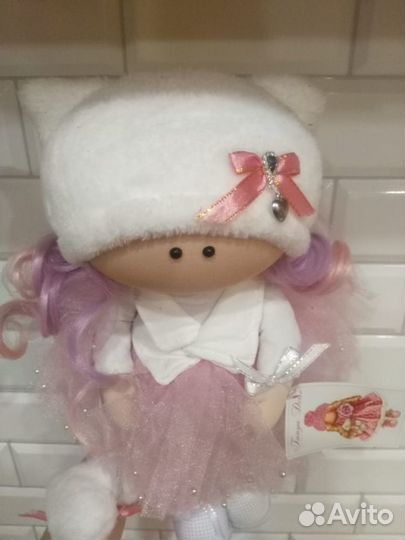 Интерьерная кукла ручной работы, 40 см