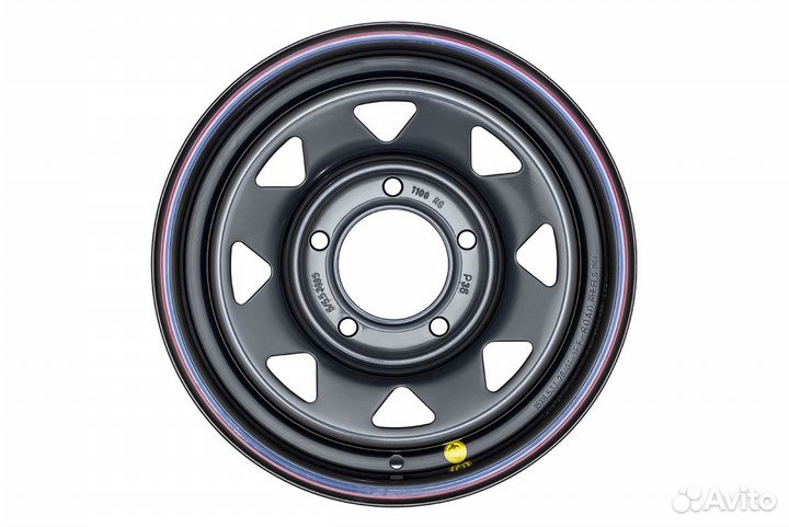 Диск усиленный ваз нива стальной черный 5x139,7 6