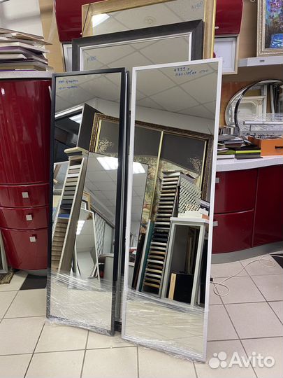 Зеркало напольное, висяще-парящее