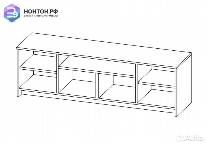 Тв-тумба Сириус сонома