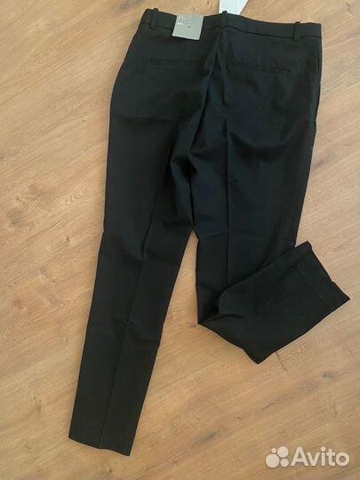 Черные классические женские брюки H&M с биркой