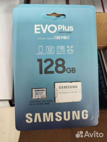 Карта памяти Samsung Evo Plus microsdxc 128GB нова объявление продам