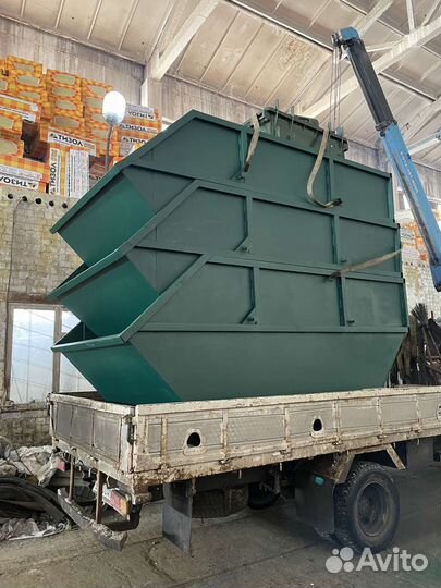 Бункер накопитель для мусора 8,0м3 (3мм)