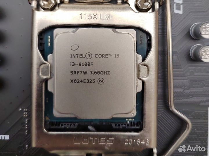 Материнская плата msi b365m +I3 9100f