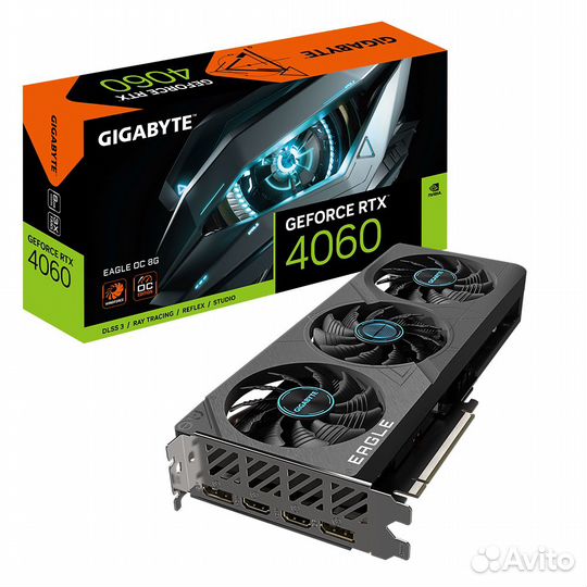 Видеокарта Gigabyte geforce RTX 4060 eagle OC 8G