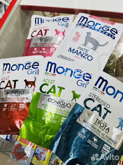 Корм для кошек monge