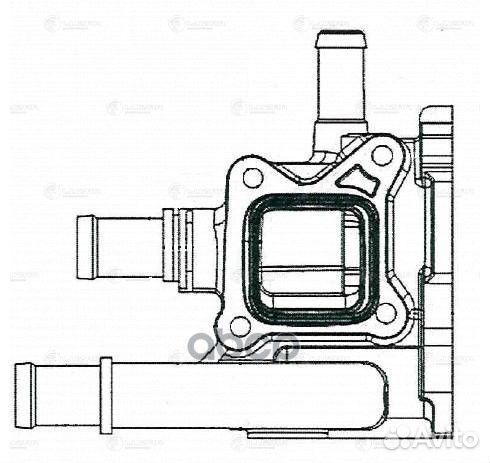 Корпус термостата для а/м Opel Astra J (10) /Ch