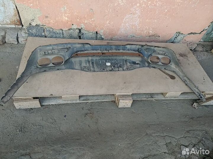 Юбка заднего бампера Kia Stinger