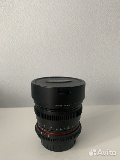 Объектив Samyang 8mm T 3.8 AS fish-eye CS II