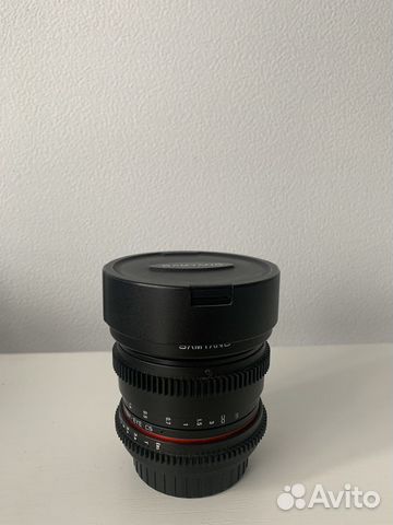 Объектив Samyang 8mm T 3.8 AS fish-eye CS II