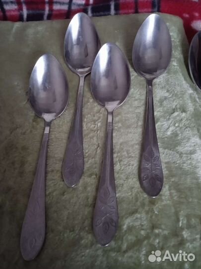 Ложки вилки нержавейка СССР бу