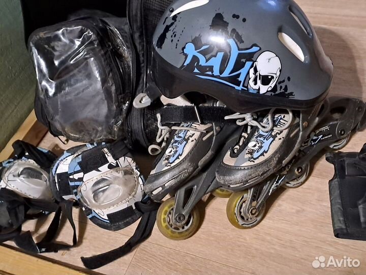 Детские ролики с защитой