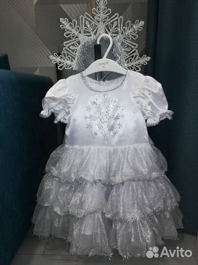 Платье снежинка