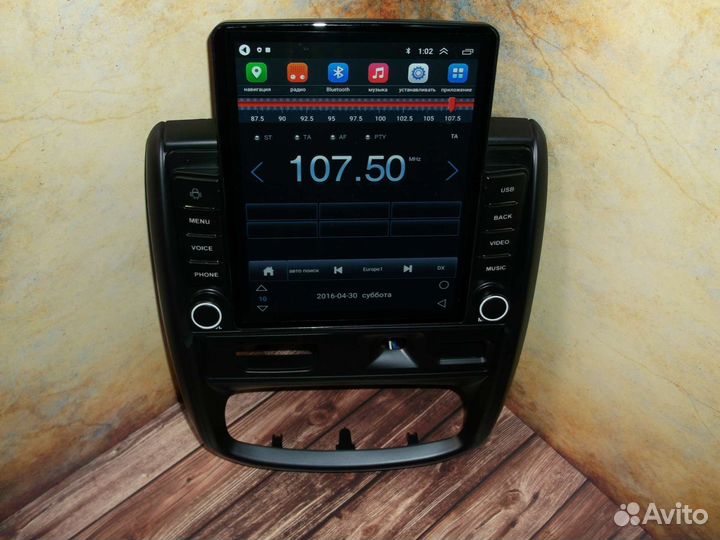 Магнитола Renault Duster 2010-2015 Tesla Android