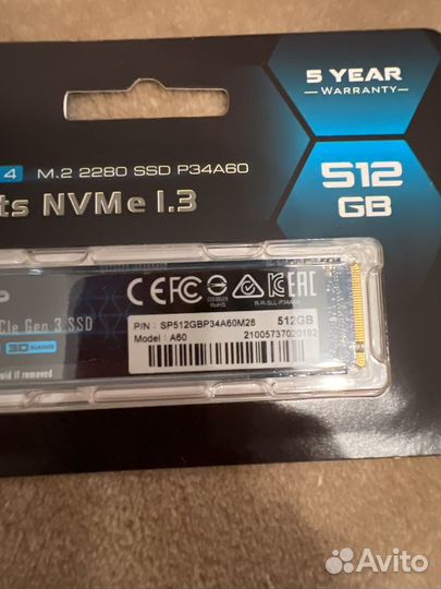 SSD NVMe Silicon Power 512gb