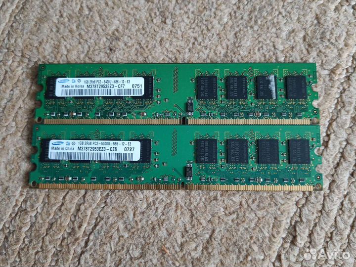 Оперативная память ddr2 2gb